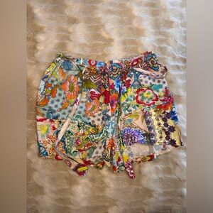 Johnny Was Multicolor Floral Women's Cargo Shorts
